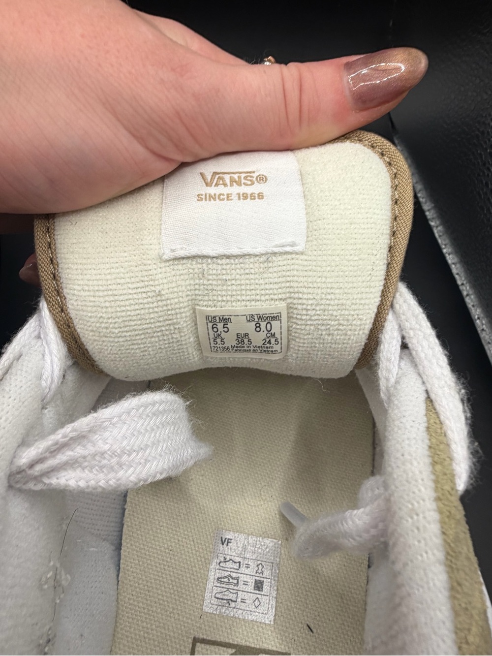 Vans Knu Skool Tan Suede Sneakers Men 6.5 Women 8 - Picture 6 of 7